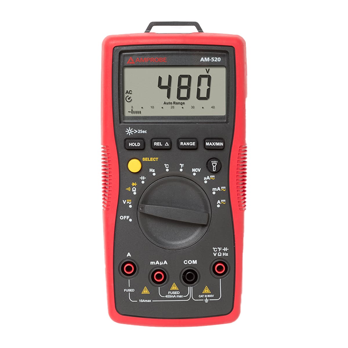 imagen principal de producto Multímetro digital básico de valor medio para uso en HVAC AM-520