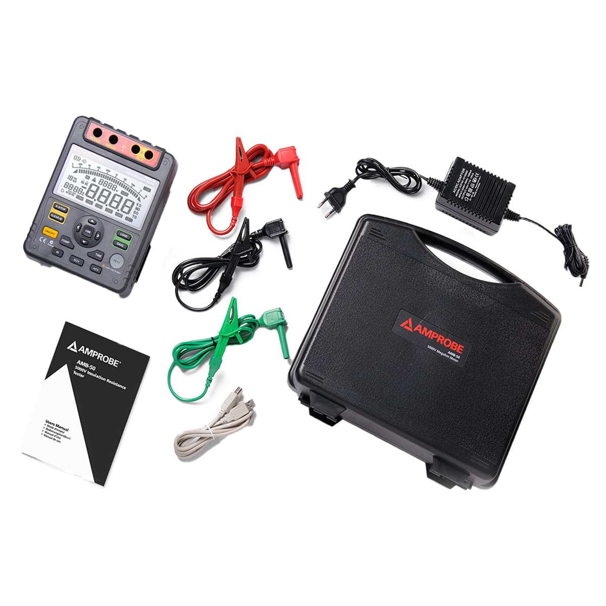 imagen principal de producto Juego de puntas de prueba de repuesto para medidor AMB-50. AMB-50-KIT1