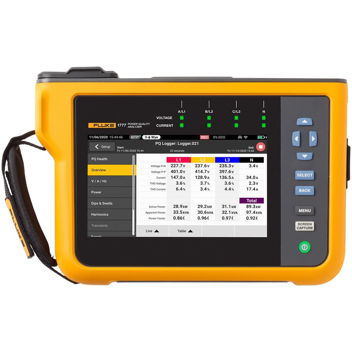 imagen principal de producto FLUKE-1777,POWER QUALITY ANALYZER FLUKE-1777