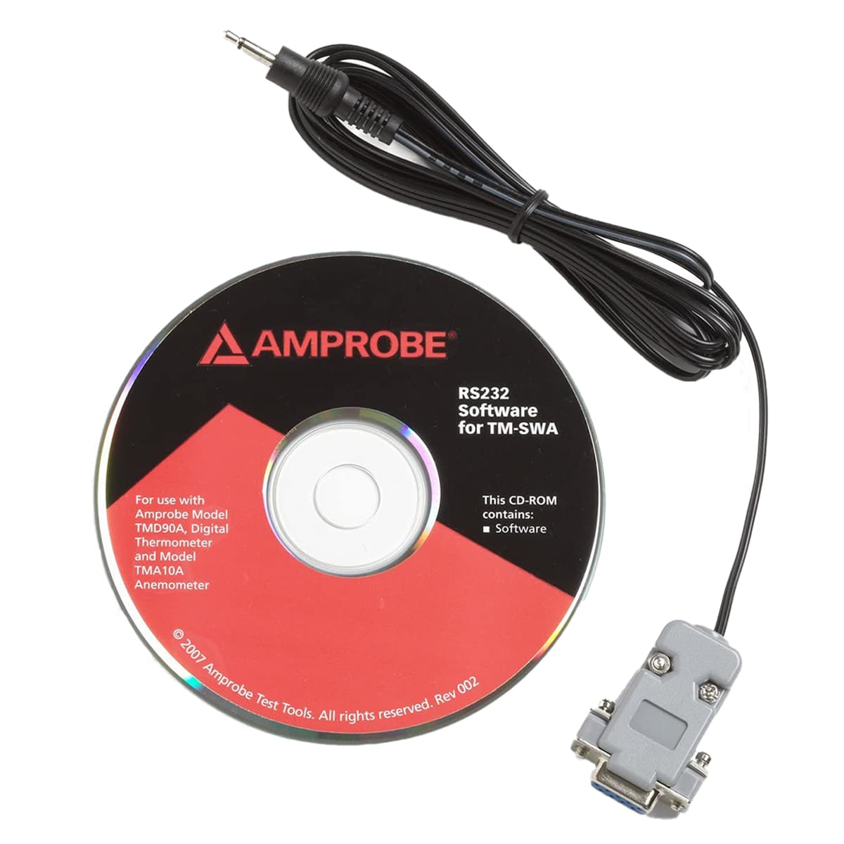 imagen principal de producto Software y cable para termómetro TMD90A y anemómetro TMA10A. TM-SWA