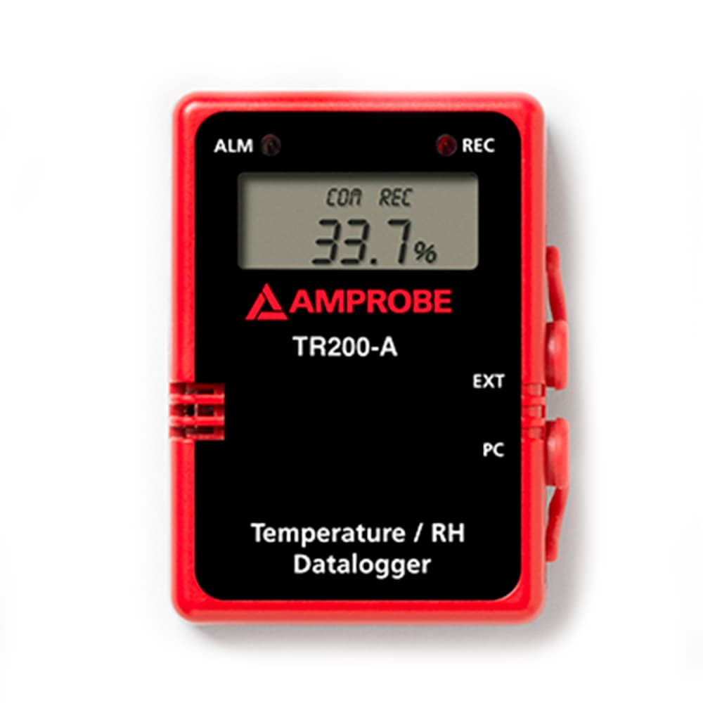 imagen principal de producto Registrador de datos de temperatura y humedad relativa, con interfaz USB. TR200-A
