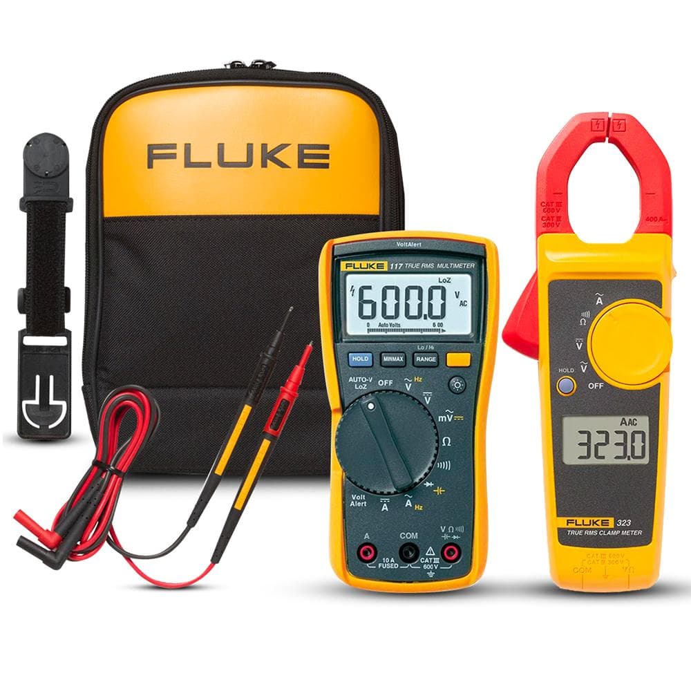imagen principal de producto Kit para electricistas incluye multimetro FLUKE-117 y pinza FLUKE-323 FLUKE-117/323 KIT