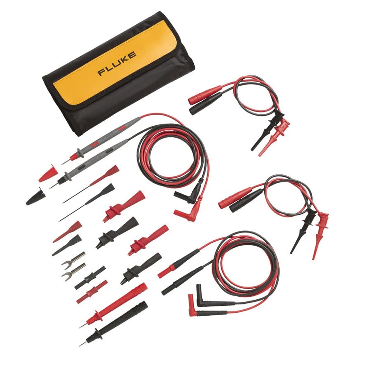 imagen principal de producto Juego de cables de prueba Deluxe para aplicaciones electrónicas TL81A